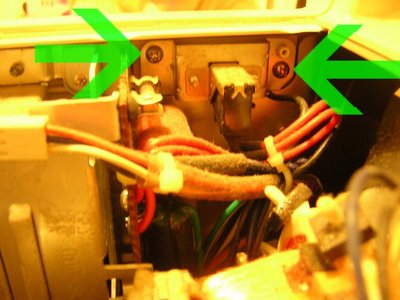 Fixation de l'intérupteur