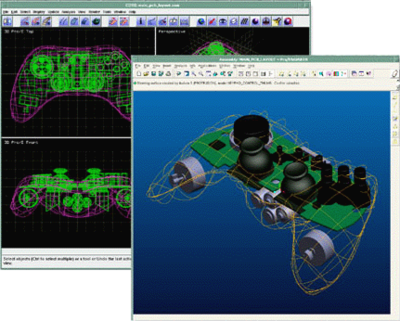 Maquette 3-D de la manette Phantom.