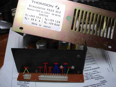 THOMSON PADR 04E <br />220V  +12V +24V +5V 0V +12V 0V -12V