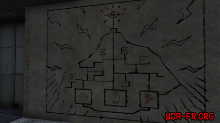 Plan à l'arrivée du téléphérique du "Mont Chiliad"...