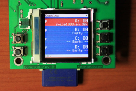 Interface utilisateur du Cumulus.