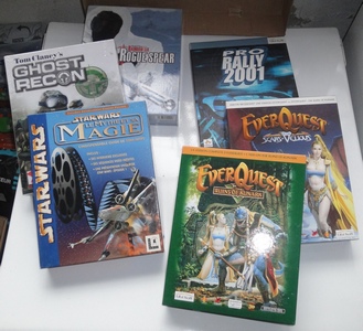Lot de jeux PC.