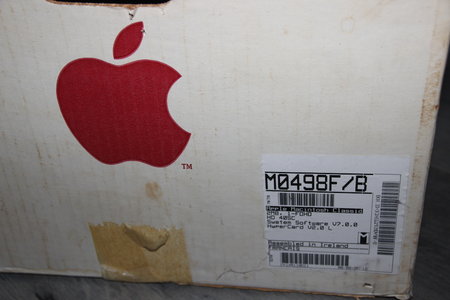 Carton d'origine macintosh classic