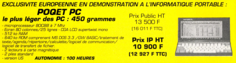 L'INFORMATIQUE PORTABLE - 33, boulevard des Batignolles, 75008 PARIS.