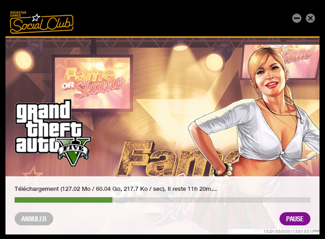 Il faut être patient pour jouer à GTA V sur PC...