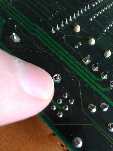 Retrait de l'ancien support.