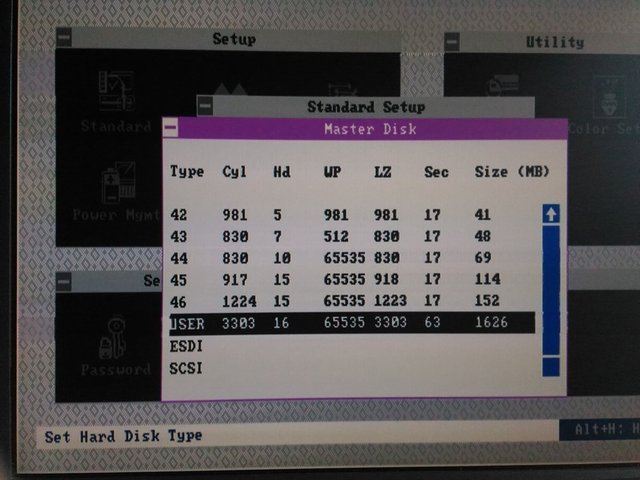 Réglage du BIOS (avec le clavier ET la souris, s'il vous plait!) 2/2.