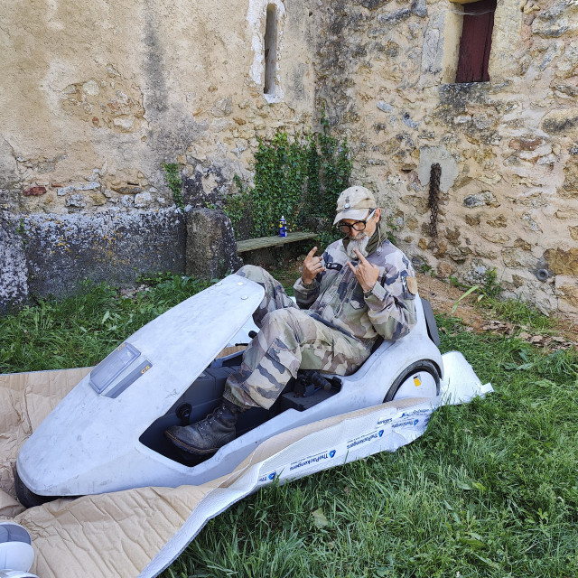 Jean-Michel, aka Egnee, fait son galop d'essai.