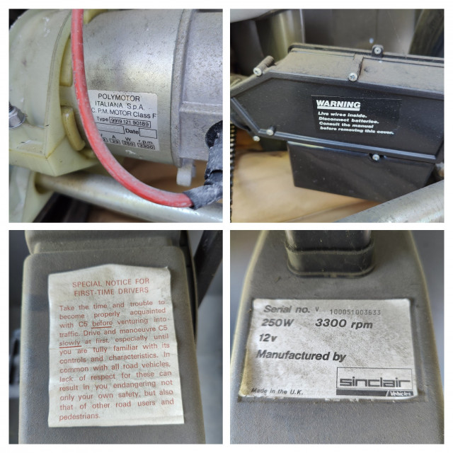 Quelques vignettes sur le Sinclair C5.