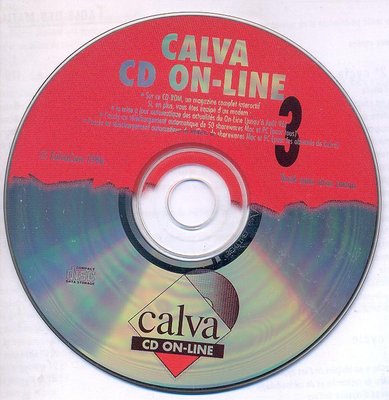 Sélection CalvaCom de logiciels "CD-ON LINE" distribuée par les équipes techniques (vol.3) - 1996