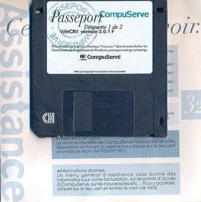 Kit de connexion "Passeport CompuServe" - 1995