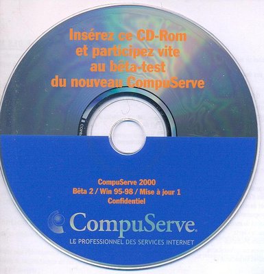 CD Bêta-test "CompuServe 2000" - 1999 (?)