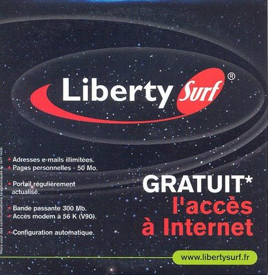 Kit de connexion Liberty Surf "Liberty Telecom" (3 forfaits) / (recto)