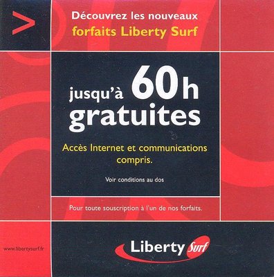 Kit de connexion Liberty Surf (60H) - 2001 (?) (recto)