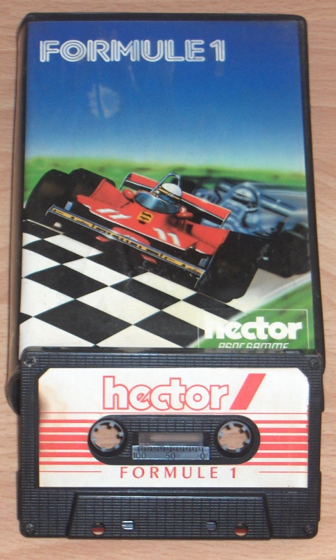 Jeux "Formule 1" en cassette pour Hector