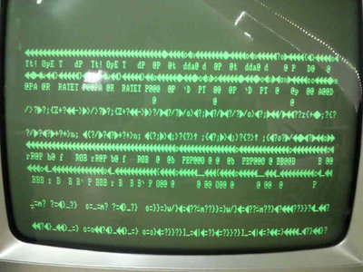 L'ecran video n'est pas regle pour ce format.