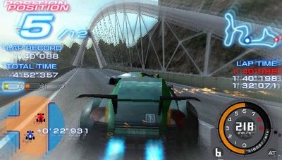 Ridge Racer sur PsP.
