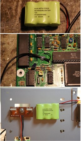 Pile rechargeable sur COMMODORE AMIGA 3000