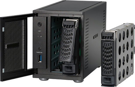 Netgear ReadyNAS Duo - Ouvert.