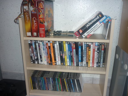 Une partie de la ludothèque PC