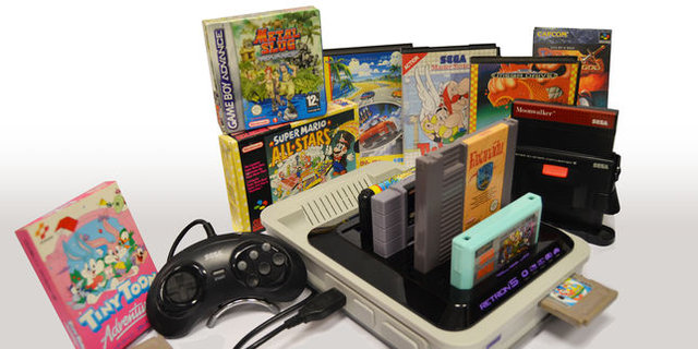 En théorie, la Retron 5 lit de nombreux jeux d'antan.
