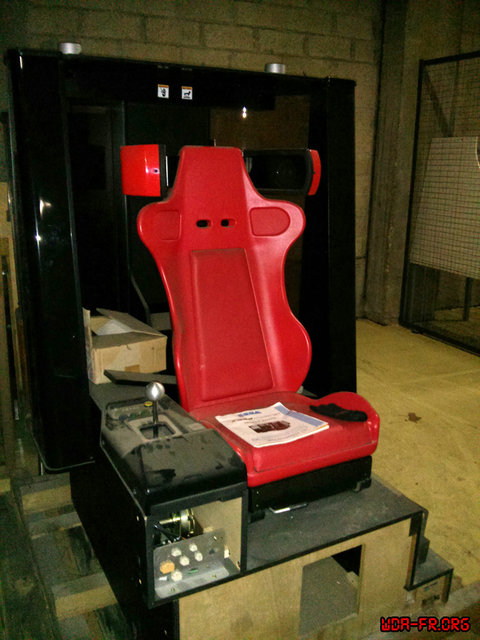 Partie cockpit de la borne.