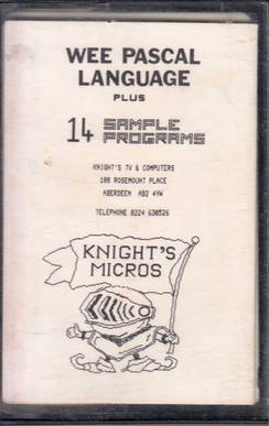 un pascal sur cassette aucune indication de l'ordinateur