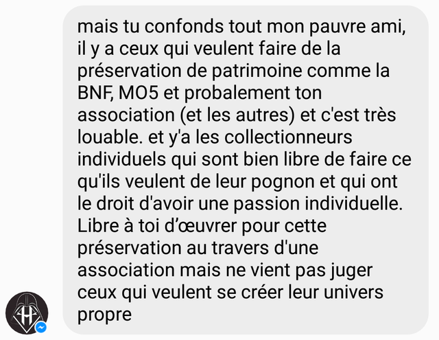 "(...) ce qu'ils veulent de leur pognon (...)"